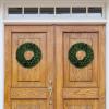 imageBoxwood Wreath  165Inch Round UV Resistant Artificial Spring Summer Fall or Winter Wreath  OutdoorIndoor Wreaths for Front Door by Pure GardenGreen