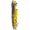 imageDaisy and Lavender Wreath  24Inch Artificial Spring Wreath for Home Decor  Wreaths for Indoors or Covered Patio Use Only by Pure GardenSingle Wreath
