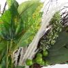 imageEucalyptus Wreath  20Inch Artificial Spring Summer or Fall Wreath for Home Decor  Wreaths for Indoors or Covered Patio Use Only by Pure GardenGreen  White  Set of 2