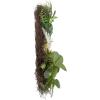 imageEucalyptus Wreath  20Inch Artificial Spring Summer or Fall Wreath for Home Decor  Wreaths for Indoors or Covered Patio Use Only by Pure GardenGreen  White  Single
