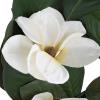 imageMagnolia Wreath  24Inch Artificial Spring Wreath for Home Decor  Wreaths for Indoors or Covered Patio Use Only by Pure GardenSingle Wreath