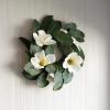 imageMagnolia Wreath  24Inch Artificial Spring Wreath for Home Decor  Wreaths for Indoors or Covered Patio Use Only by Pure GardenSingle Wreath