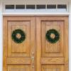 imagePure Garden 12Inch Boxwood Wreath  Round UV Resistant Artificial Spring Summer Fall or Winter Wreath  IndoorOutdoor Wreaths for Front DoorSingle Wreath