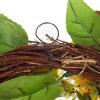 imageSunflower Wreath  22Inch Artificial Spring Summer or Fall Wreath for Home Decor  Wreaths for Indoors or Covered Patio Use Only by Pure GardenYellow  Single
