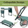 imageGarden Kneeler and Seat  2in1 Foldable Garden Kneeling Pad and Stool with Removable Pockets for Gardening Tools  Gardening Gifts for Women Mom Dad Seniors or Grandparents by Pure Garden Green