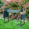 imageGarden Kneeler and Seat  2in1 Foldable Garden Kneeling Pad and Stool with Removable Pockets for Gardening Tools  Gardening Gifts for Women Mom Dad Seniors or Grandparents by Pure Garden Green