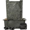 imageIndoor Fountain with LED Lights  Lighted Tabletop Water Feature with Stone Wall and Soothing Sound  Zen Dcor for Home or Office by Pure Garden
