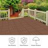 imageInterlocking Deck Tiles  6Pack 116in Wood Plastic Composite AllWeather Outdoor Flooring Balcony Poolside or Patio by Pure Garden GrayBrown