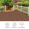 imageInterlocking Deck Tiles  6Pack 116in Wood Plastic Composite AllWeather Outdoor Flooring Balcony Poolside or Patio by Pure Garden GrayBrown