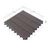 imageInterlocking Deck Tiles  6Pack 116in Wood Plastic Composite AllWeather Outdoor Flooring Balcony Poolside or Patio by Pure Garden GrayGray