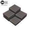imageInterlocking Deck Tiles  6Pack 116in Wood Plastic Composite AllWeather Outdoor Flooring Balcony Poolside or Patio by Pure Garden GrayGray