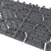 imagePure Garden 12Pack Polypropylene Interlocking Patio Deck Tiles  WeatherResistant Outdoor Flooring for Balcony Porch and Garage GreenGray