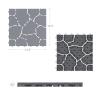 imagePure Garden 12Pack Polypropylene Interlocking Patio Deck Tiles  WeatherResistant Outdoor Flooring for Balcony Porch and Garage GreenGray