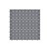 imagePure Garden 12Pack Polypropylene Interlocking Patio Deck Tiles  WeatherResistant Outdoor Flooring for Balcony Porch and Garage GreenGray