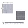 imagePure Garden 12Pack Polypropylene Interlocking Patio Deck Tiles  WeatherResistant Outdoor Flooring for Balcony Porch and Garage GreenGray
