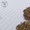 imagePure Garden 12Pack Polypropylene Interlocking Patio Deck Tiles  WeatherResistant Outdoor Flooring for Balcony Porch and Garage GreenGray