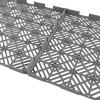 imagePure Garden 12Pack Polypropylene Interlocking Patio Deck Tiles  WeatherResistant Outdoor Flooring for Balcony Porch and Garage GreenGray