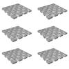 imagePure Garden 12Pack Polypropylene Interlocking Patio Deck Tiles  WeatherResistant Outdoor Flooring for Balcony Porch and Garage GreenGray