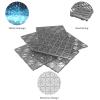 imagePure Garden 12Pack Polypropylene Interlocking Patio Deck Tiles  WeatherResistant Outdoor Flooring for Balcony Porch and Garage GreenGray