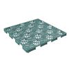 imagePure Garden 12Pack Polypropylene Interlocking Patio Deck Tiles  WeatherResistant Outdoor Flooring for Balcony Porch and Garage GreenGreen