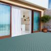 imagePure Garden 12Pack Polypropylene Interlocking Patio Deck Tiles  WeatherResistant Outdoor Flooring for Balcony Porch and Garage GreenGreen
