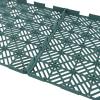 imagePure Garden 12Pack Polypropylene Interlocking Patio Deck Tiles  WeatherResistant Outdoor Flooring for Balcony Porch and Garage GreenGreen