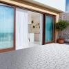 imagePure Garden 12Pack Polypropylene Interlocking Patio Deck Tiles  WeatherResistant Outdoor Flooring for Balcony Porch and Garage GreenGrey