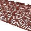imagePure Garden 12Pack Polypropylene Interlocking Patio Deck Tiles  WeatherResistant Outdoor Flooring for Balcony Porch and Garage GreenTerracotta