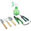 imagePure Garden 7 Piece Gardening Tool Set  Mini Planting and Repotting Kit and Carrying Tote Bag Organizer for Succulents Herbs and Bonsai Plants7 Piece Tool Set