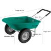 imagePure Garden 708374AKO Wheelbarrow Green