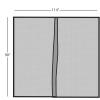 imagePure Garden One Car Garage Door Screen  HeavyDuty Weighted Mesh Curtain with Magnetic Closure for Mosquito Insect and Sun ProtectionMagnetic Garage Door Screen for One Car Garage