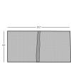 imagePure Garden One Car Garage Door Screen  HeavyDuty Weighted Mesh Curtain with Magnetic Closure for Mosquito Insect and Sun ProtectionTwo Car Garage