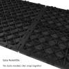imagePure Garden Patio and Deck Tiles  24Pack Interlocking 12x12 Wood Plastic Composite WeatherResistant Outdoor Flooring Pavers BrownDark Gray
