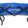 imageWakeman 75CMP1096 Outdoors Folding Wagon  Collapsible AllTerrain Utility Pull Cart with Telescoping Handle for Camping Beach Sports or Grocery ShoppingSlim Wheels
