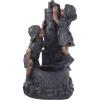imageBoy and Girl Outdoor Water Fountain  Cascading Waterfall with Soothing Sounds and 4 LED Lights for Garden or Patio by Pure Garden Antique BronzeBoy and Girl Pump