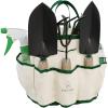 imagePure Garden 7 Piece Gardening Tool Set  Mini Planting and Repotting Kit and Carrying Tote Bag Organizer for Succulents Herbs and Bonsai Plants7 Piece