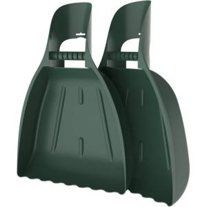 imageLeaf Scoops Hand Rakes  Lightweight Durable Grabber Tool for Scooping Up Leaves Spreading Mulch Gardening and Yard Work by Pure Garden GreenLightweight