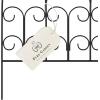 image4Piece Lawn and Flower Bed Edging  Modular NoDig Plastic Fencing for Garden Border  Interlocking Fence for Landscaping by Pure Garden BlackIris