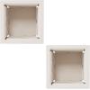 imageLattice Design Planter Box  1475InchSquare Decorative Outdoor Flower or Plant Pot  Front Porch Patio and Garden Decor by Pure Garden WhiteWhite