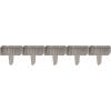 imagePlastic Garden Edging StoneLook BorderDecorative Flower Bed Fence for Landscaping Set of 10 Terracotta Interlocking Lawn Stakes by Pure Garden 8Putty
