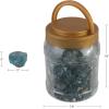 imagePure Garden 50LG1383 Light Blue 10lb Fire Pit Glass RocksAqua Blue