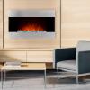 imagePure Garden 50LG1383 Light Blue 10lb Fire Pit Glass RocksAqua Blue