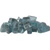 imagePure Garden 50LG1383 Light Blue 10lb Fire Pit Glass RocksAqua Blue