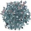 imagePure Garden 50LG1383 Light Blue 10lb Fire Pit Glass RocksAqua Blue
