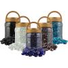 imagePure Garden 50LG1383 Light Blue 10lb Fire Pit Glass RocksBlue