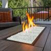 imagePure Garden 50LG1383 Light Blue 10lb Fire Pit Glass RocksClear