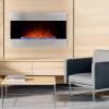 imagePure Garden 50LG1383 Light Blue 10lb Fire Pit Glass RocksCobalt Blue