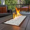 imagePure Garden 50LG1383 Light Blue 10lb Fire Pit Glass RocksCrystal
