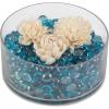 imagePure Garden 50LG1383 Light Blue 10lb Fire Pit Glass RocksLight Blue