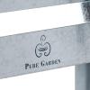 imagePure Garden Galvanized Raised Garden Bed  1425 L x 135 W x 55 H Raised Garden Beds Outdoor Square Planter Box Kit for Flowers Vegetables Fruits or Herbs  Raised Bed Garden Planters